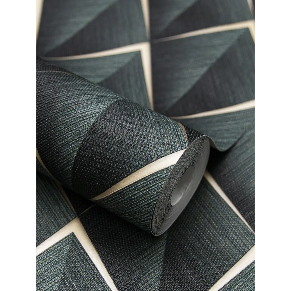 Флизелиновые обои WALLSECRET Artique изумрудные для стильного интерьера 89372713 STLM-1353238 - Вид №2