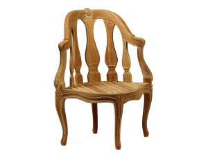 Стул для сада из тикового дерева