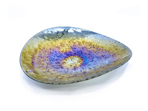 Тарелка для фруктов из муранского стекла ручной работы