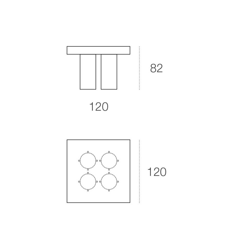 GL12/75X900 Стол Славы Adriani e Rossi  - Вид №2