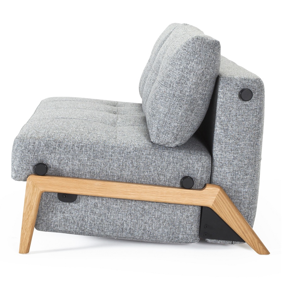 Диван Cubed 140 с подушками и деревянными ножками, гранит Innovation Living CUBEDS8 - Вид №7