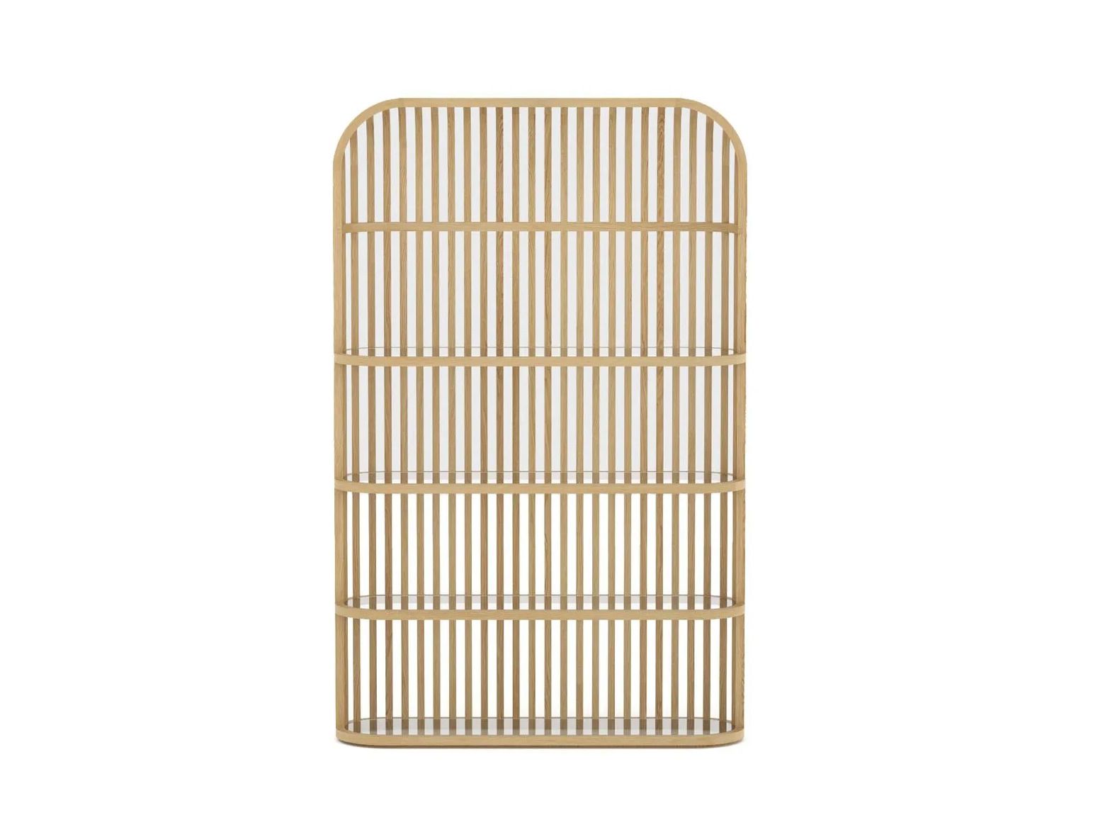 Отдельно стоящий книжный шкаф из массива дерева Air Division ARCH-00029388