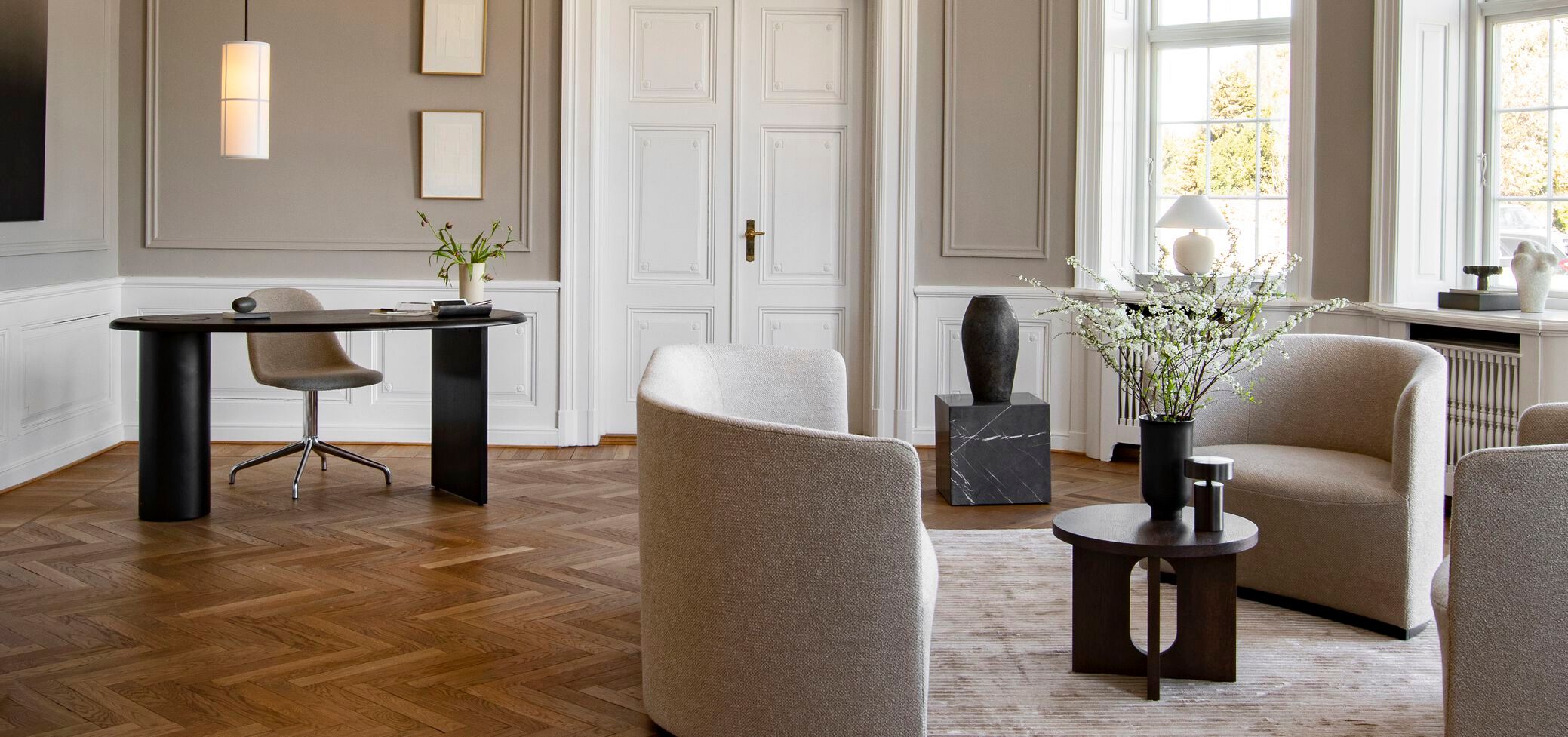 Подвесной светильник из льна Audo Copenhagen Hashira ARCH-00031161 - Вид №11