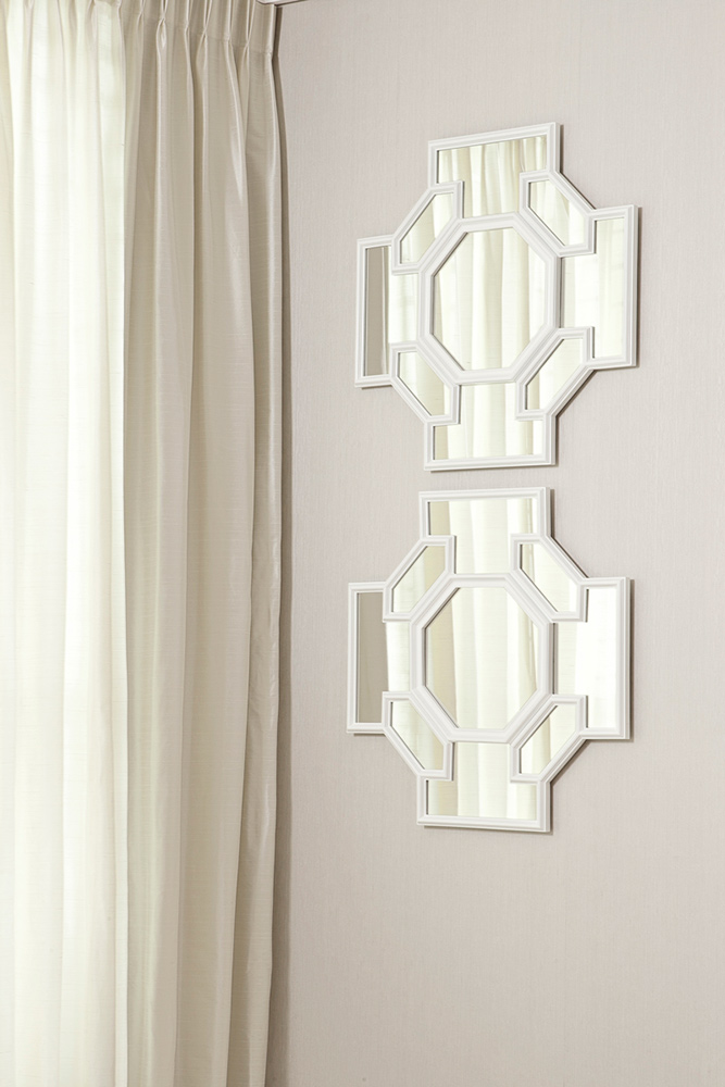 Зеркало круглое в белой раме Borromeo от Eichholtz EICHHOLTZ ДИЗАЙНЕРСКИЕ 247122 Белый  - Вид №4