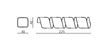 Модульная мягкая скамья True Design ДНК ARCH-00107855 - Вид №10
