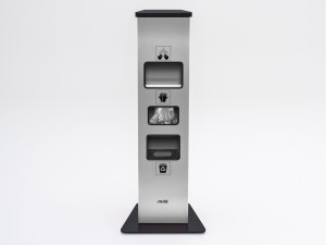 Дозатор одноразовых устройств / металлический дезинфицирующий Тотем