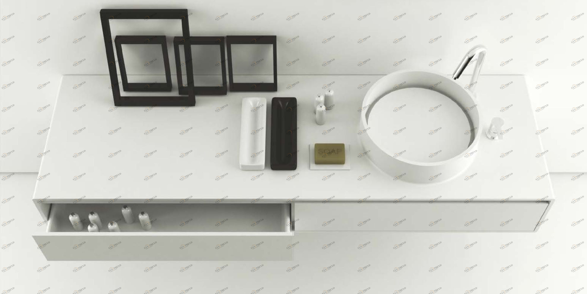 JTC20214008 Накладная раковина на столешницу  овальная MOMA Design 