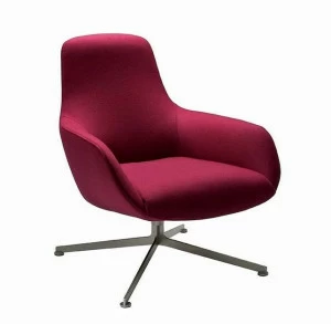 Zanotta Вращающееся кресло Bergere с 4 спицами