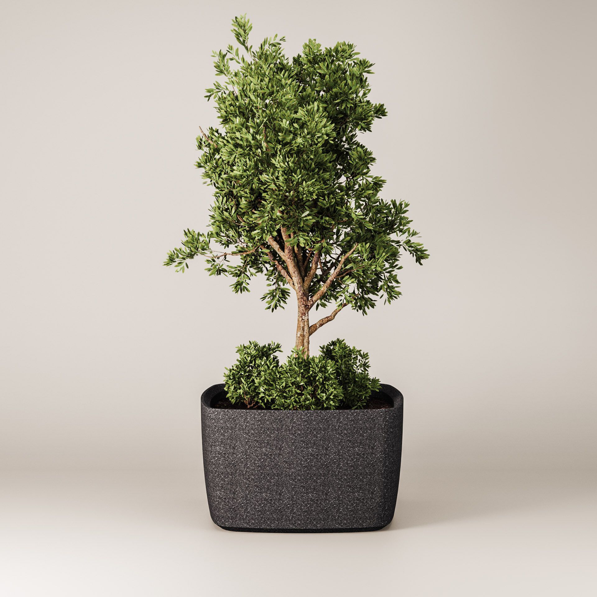 Бетонная квадратная плантатор Kremen ARCH-00045097 - Вид №3