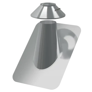 Крышная разделка угловая Corax 30-45° D200