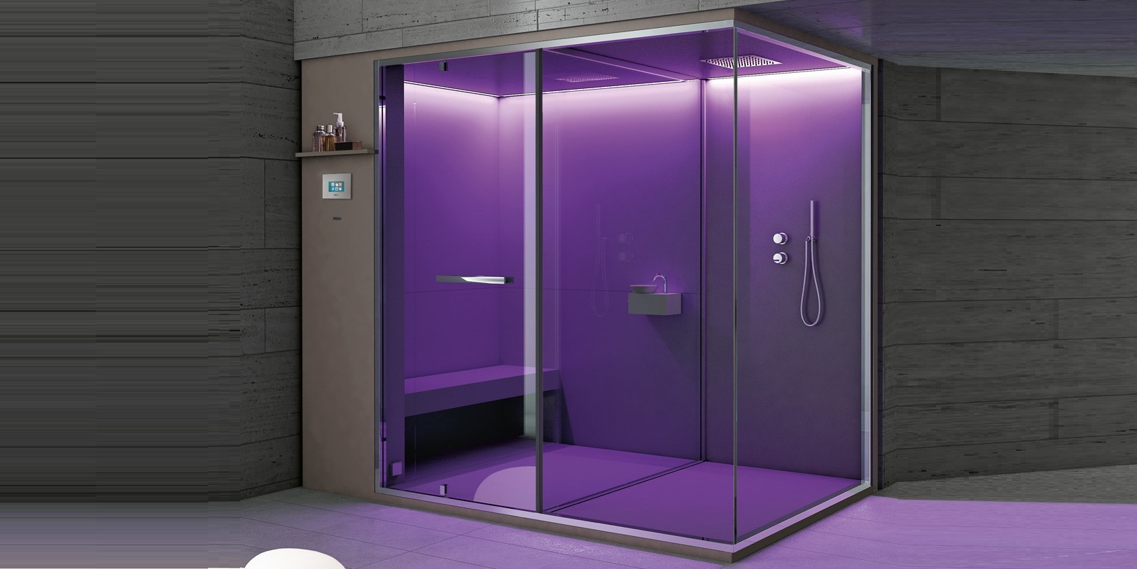 Многофункциональная баня 242 пристенная ETHOS Gruppo Geromin SSAET8P6DH - Вид №1