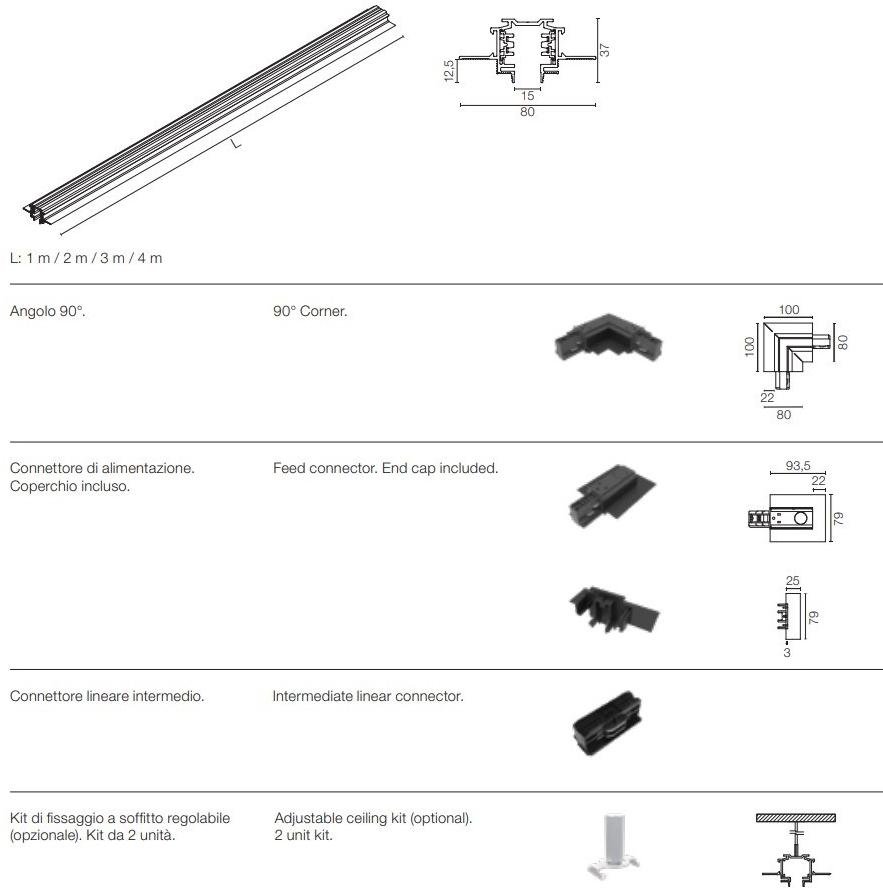 Flos Встраиваемое светодиодное освещение трека Architectural collection - sistemi sun-id-1435550 - Вид №3