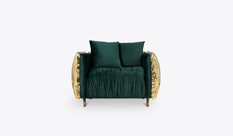 0-100 Несовершенное зеленое кресло Boca Do Lobo  - Вид №18