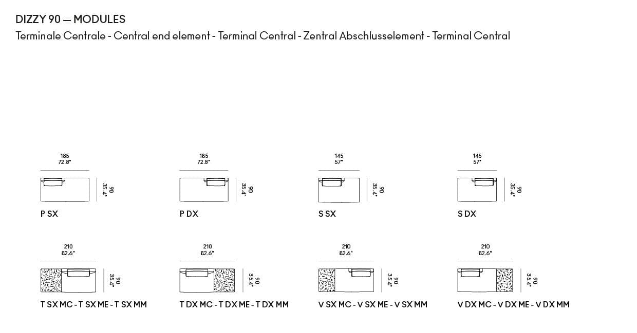 Секционный кожаный диван Casamania & Horm Dizzy ARCH-00010101 - Вид №7