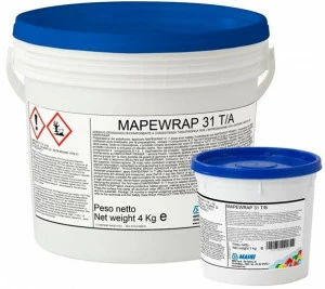 MAPEI Тиксотропный эпоксидный клей Rinforzo di strutture in calcestruzzo e acciaio