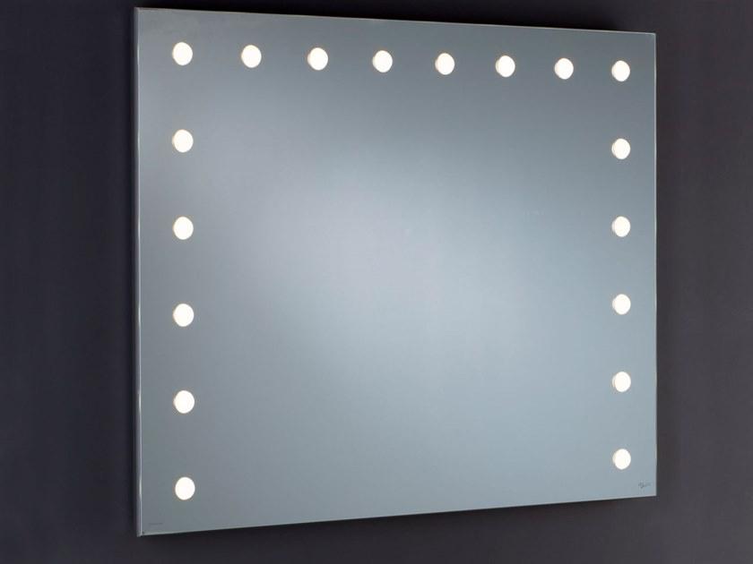 UNICA by Cantoni Прямоугольное настенное зеркало в современном стиле из анодированного алюминия со встроенной подсветкой Mh sun-id-1461470 - Вид №4