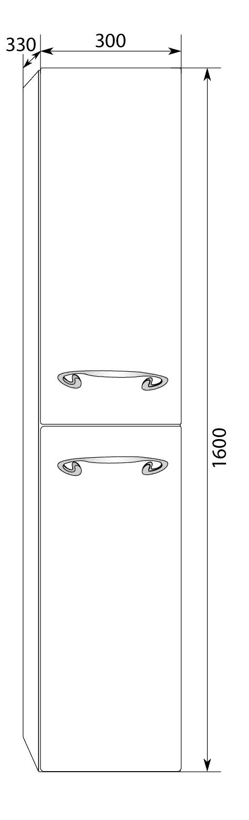 У73547 Пенал Delice 30П 2д. Cappuccino L 1 Marka Art - Вид №2