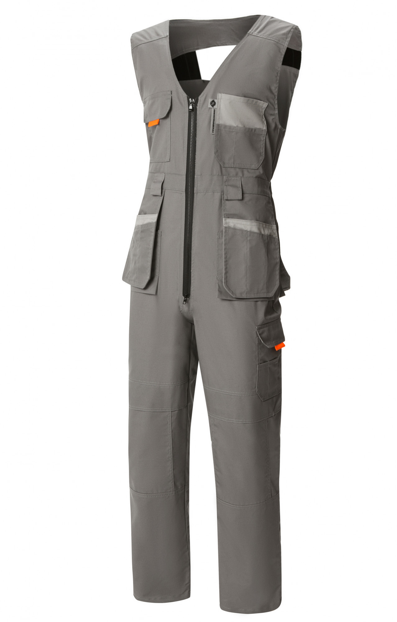 65653 Полукомбинезон "Профессионал" темно-серый  Летняя спецодежда  размер 64-66/170-176 