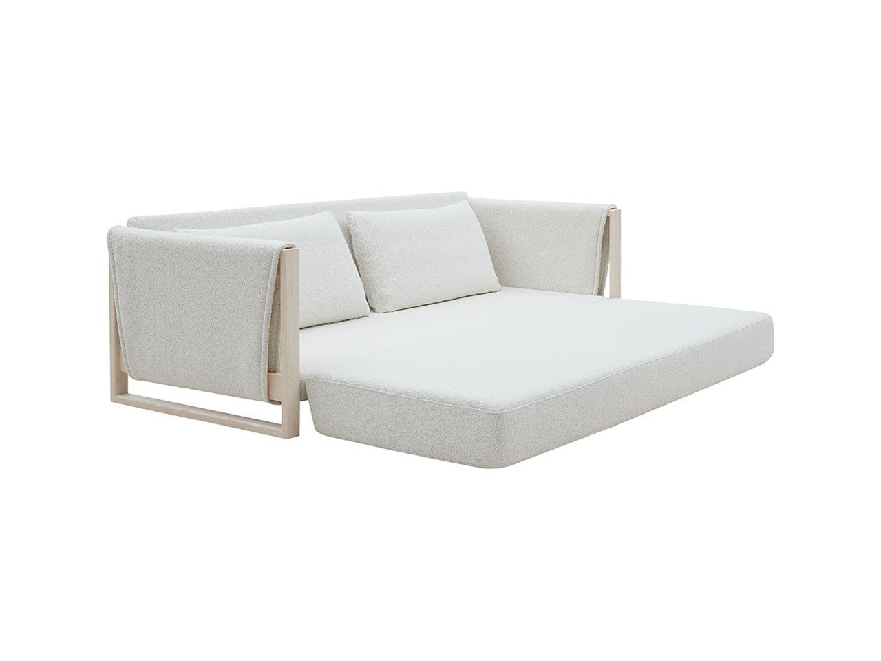 Двуспальный диван-кровать из ткани SOFTLINE MADISON WOOD ARCH-00020625 - Вид №4