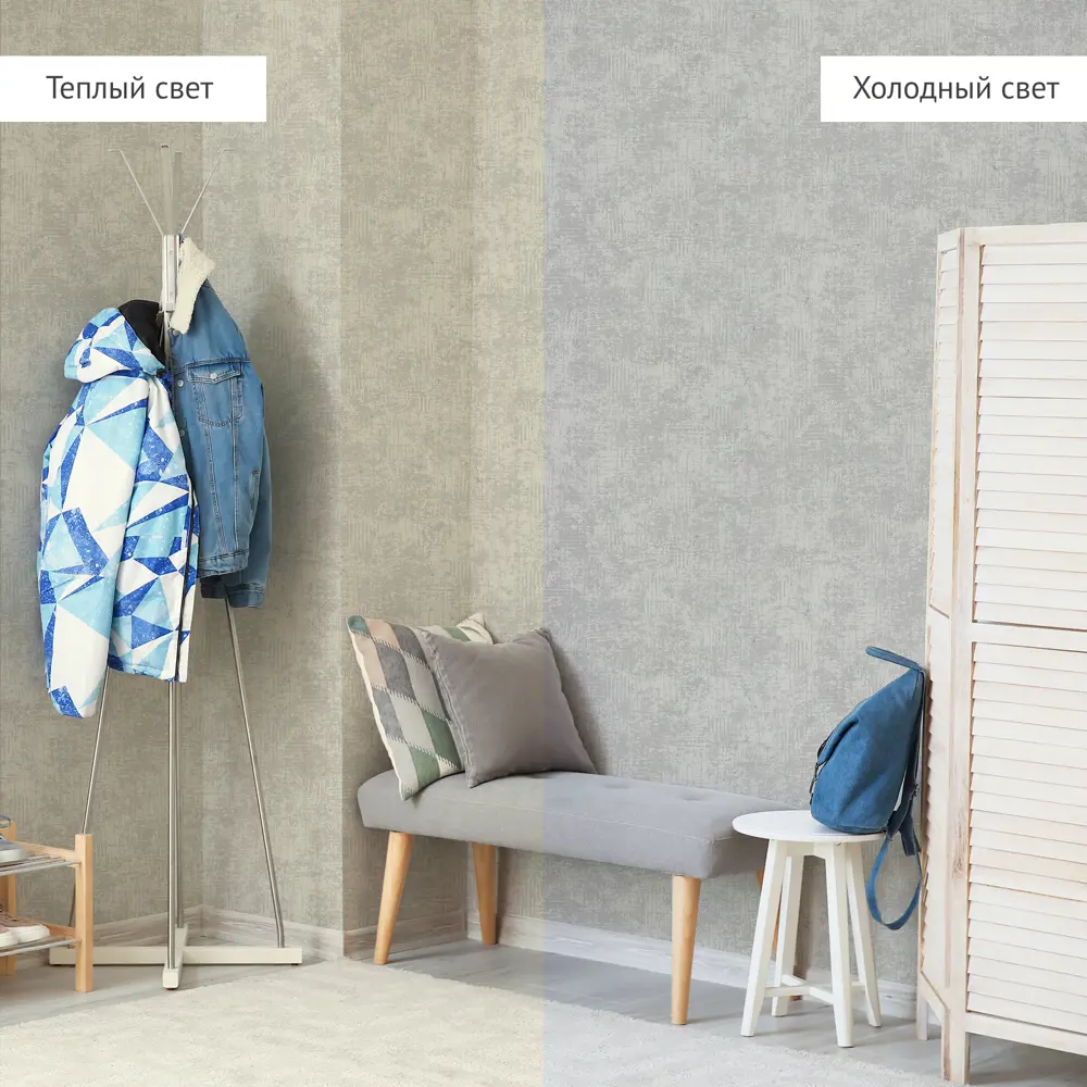 WALL DECOR Гранж: флизелиновые обои бежевого оттенка для стильного интерьера 85310366 STLM-0061195 - Вид №4