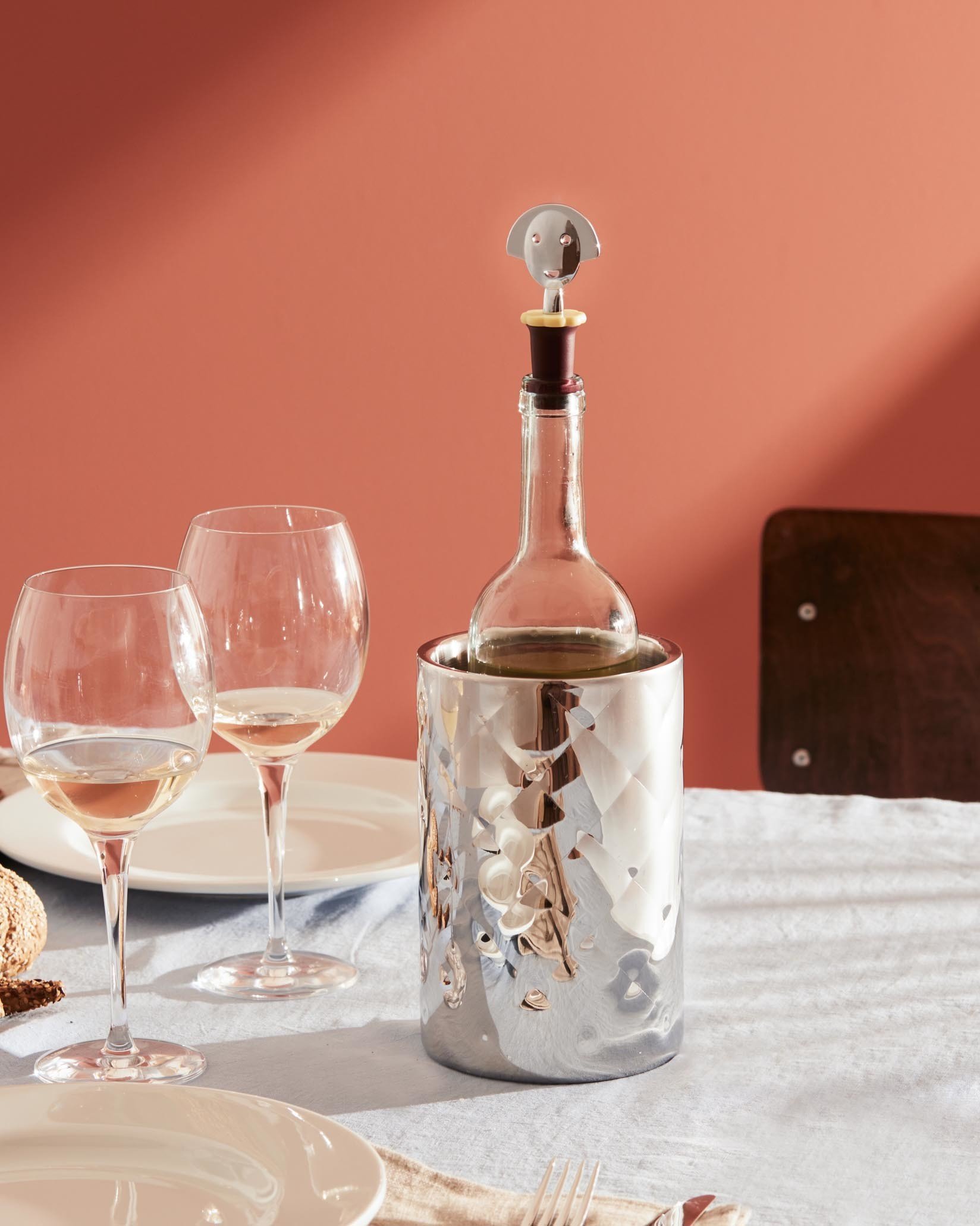 MSA11 Подставочная салфетка под стакан Стальная Alessi Италия  - Вид №1