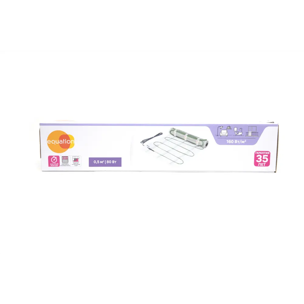 Нагревательный мат EQUATION для тонкого теплого пола 0.5 м² 89345962 STLM-0937465 - Вид №3