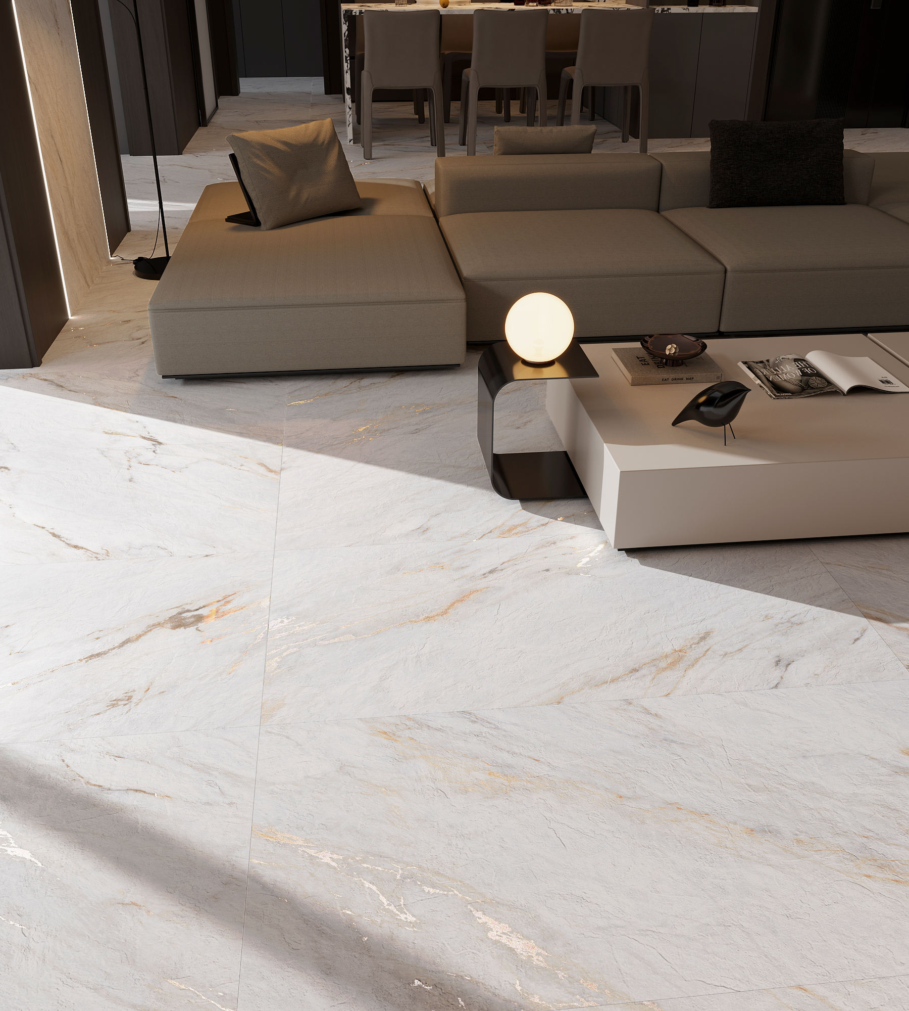 LAZIO PEAR: Элегантность мрамора в вашем интерьере GI8008-B Arcadia Ceramica