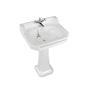 Burlington Bespoke Раковина Bespoke Paris в эдвардианском стиле 56 см со стандартной подставкой с 1 отверстием под смеситель B4 1TH PAR P1