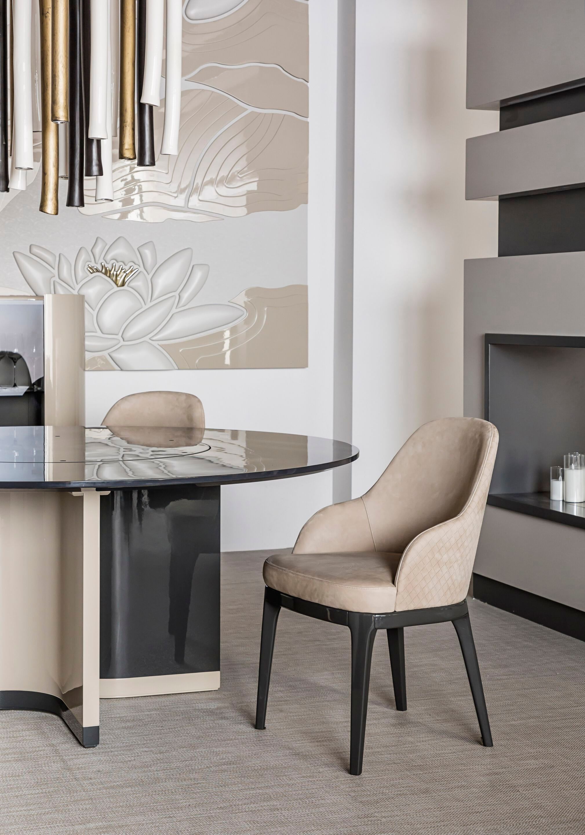 Кожаный мягкий стул с подлокотниками Bizzotto Italia Atmosphera ARCH-00076683 - Вид №3