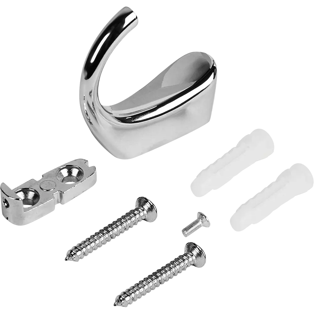 89364342 Крючок Jet JET912, ЦАМ, цвет хром STLM-1003487 - Вид №4