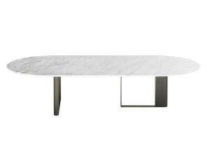 Мраморный низкий журнальный столик