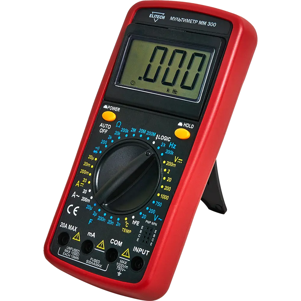 Мультиметр Elitech ММ 300 для точных электротехнических измерений 89202633 STLM-1522477 - Вид №1