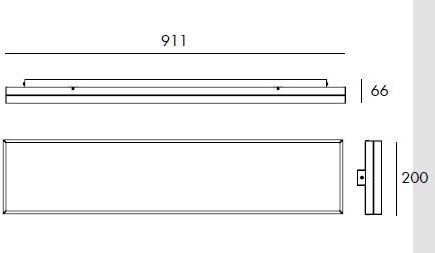 Milan Iluminacion Светодиодный потолочный светильник из алюминия Linea 6222 - Вид №3