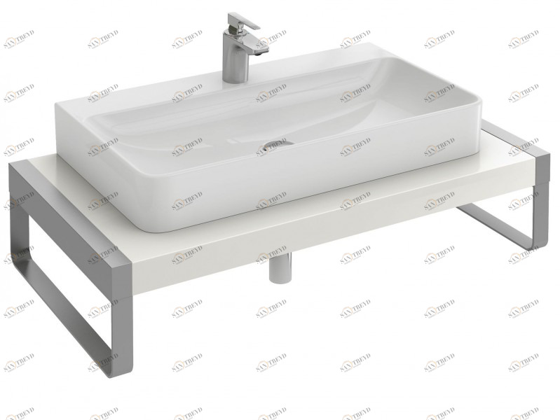 EB63-1000-N07 Столешница с отверстием для раковин vox еve112 (50 cм), evd112 (60 см) или evc112 (80 см) Jacobdelafon PARALLEL Santreyd