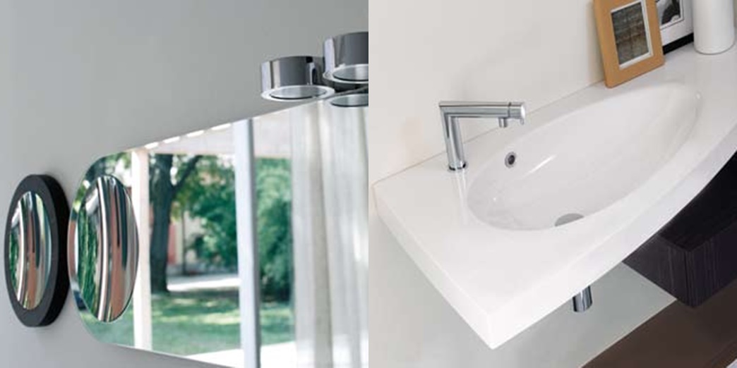 Комбинация ванной комнаты SY19 в отделке mineralmarmo/Ebano MILLDUE SYMI SYMI19 - Вид №1