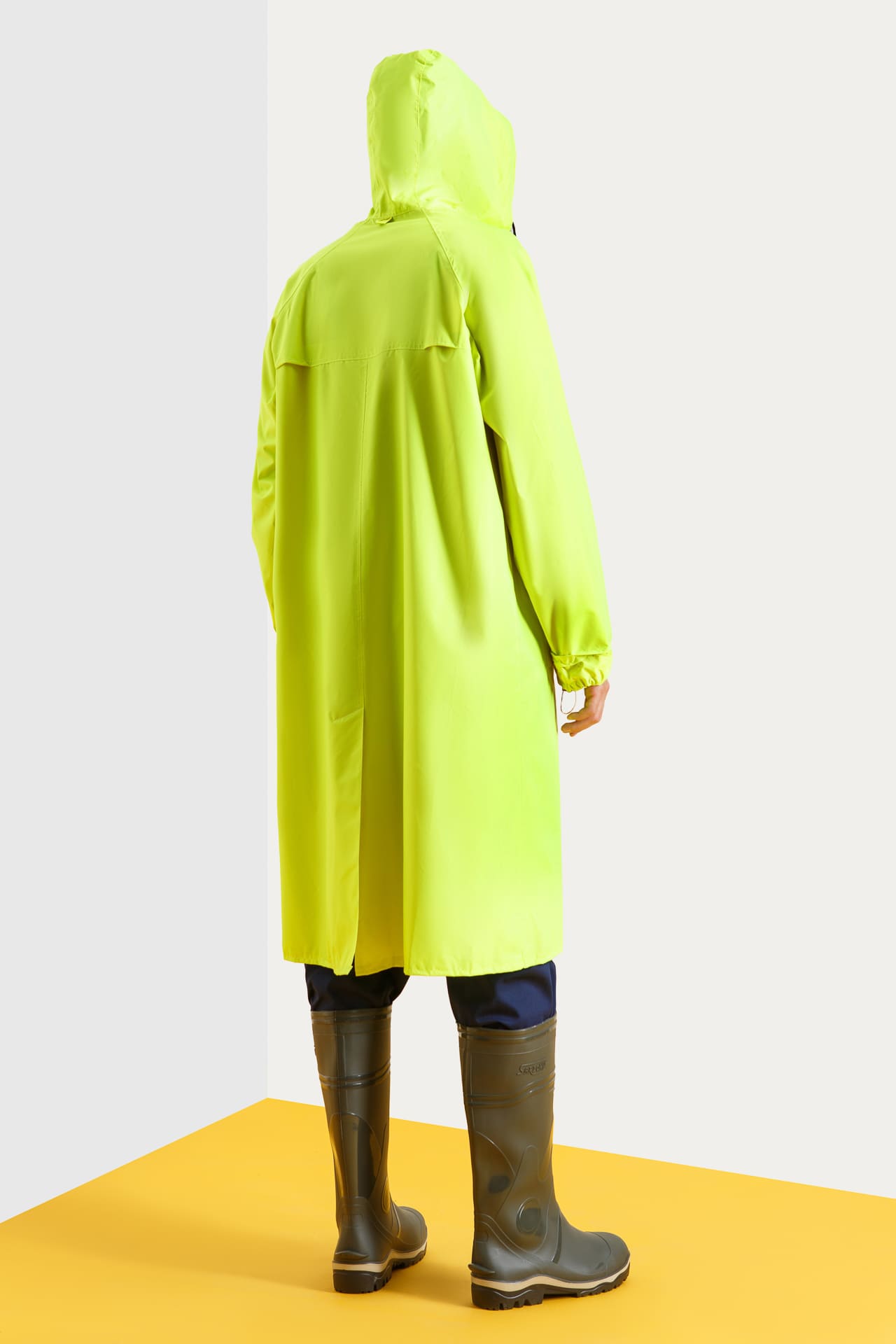 4958071 Плащ влагозащитный " WPL" лимонный POSEIDON  Непромокаемая спецодежда  размер 44-46  - Вид №4