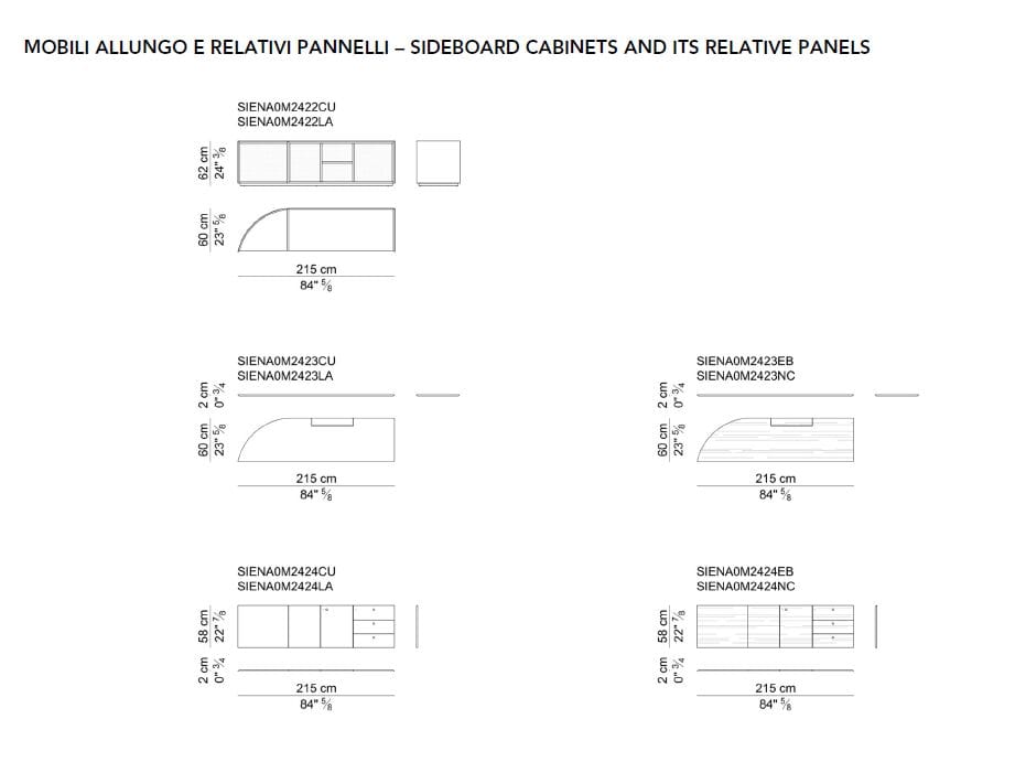 Деревянный угловой стол с ящиками i 4 Mariani Сиена ARCH-00048335 - Вид №14