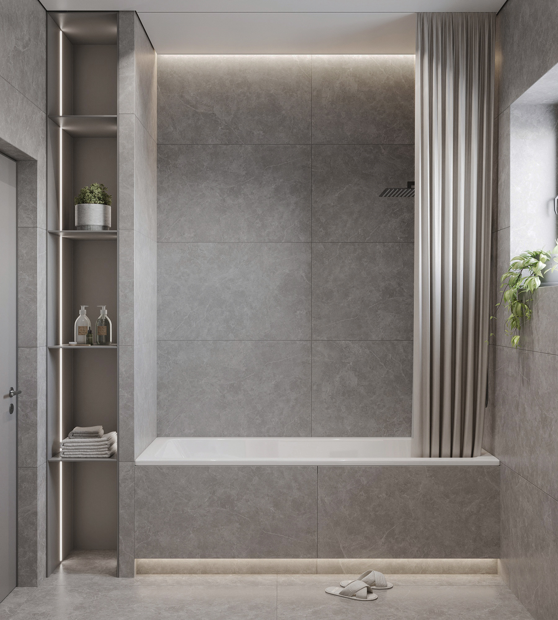 Керамогранит OVIEDO GRIS 60х120 Creanza SL1002-A - Вид №1