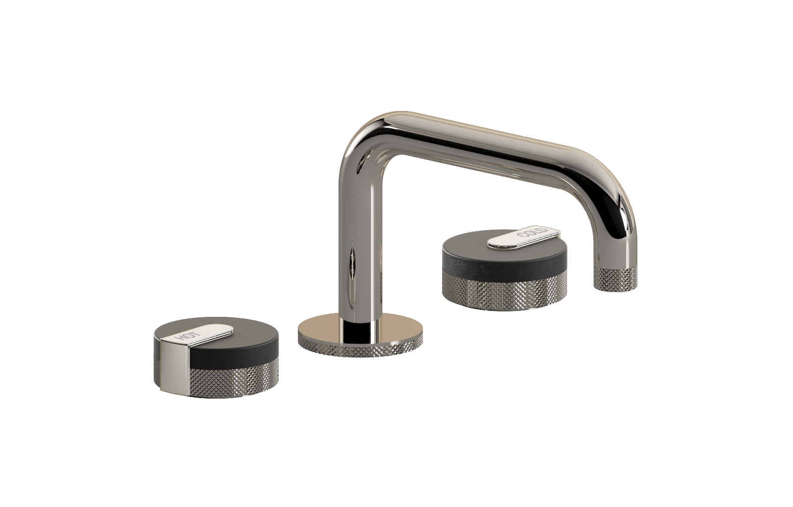 E-11510-R1BK-L1PC-PN Смеситель для умывальника на 3 отвертия GRAFF MOD+