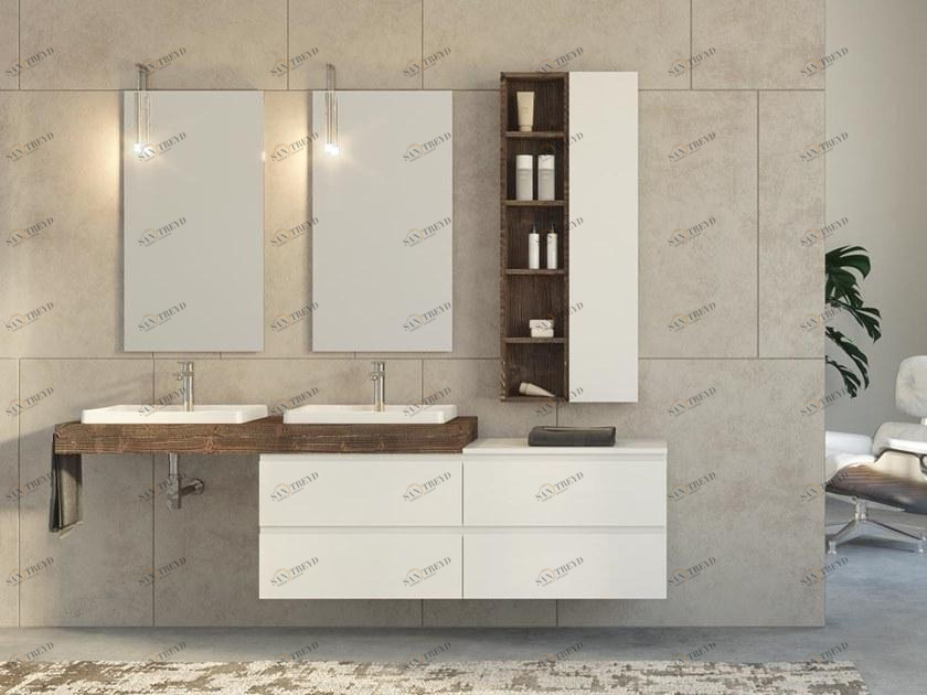 LEGNOBAGNO Подвесной туалетный столик из ели с ящиками Freedom lineare sun-id-1444263