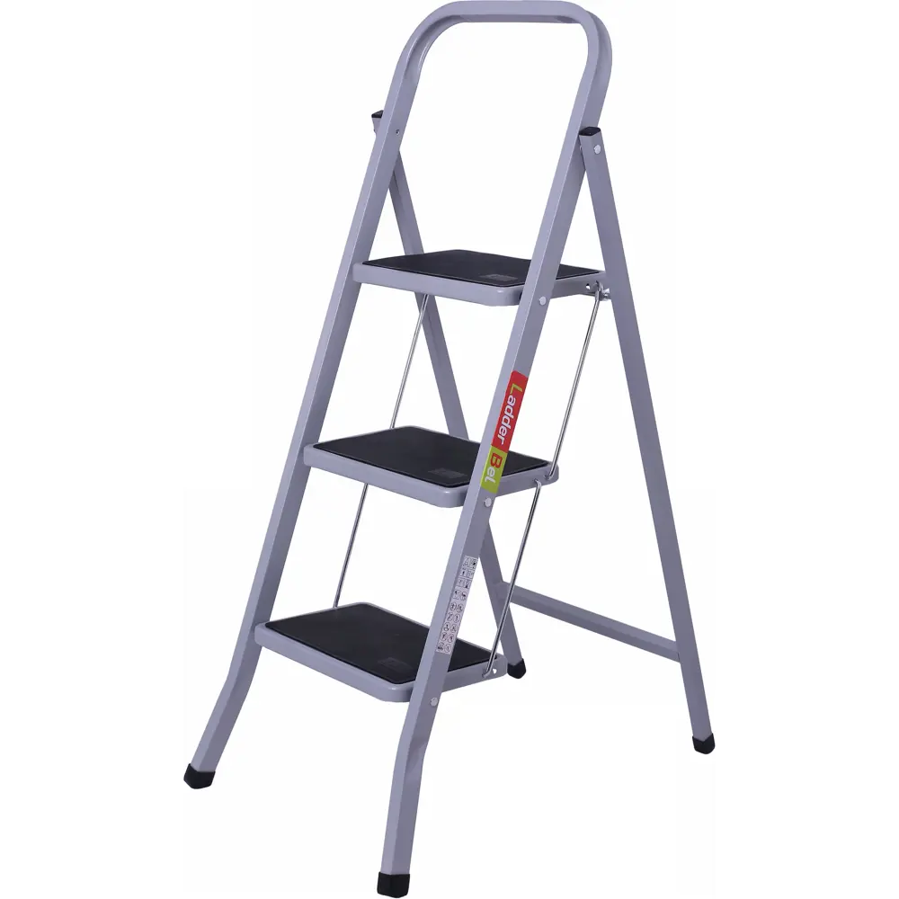 Стремянка LADDERBEL 3-ступенчатая стальная с противоскользящим покрытием 18825705 STLM-1340910