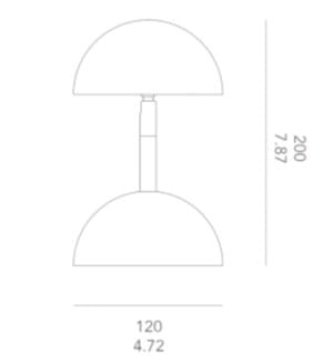 Алюминиевая регулируемая светодиодная настольная лампа Eden Design °diabolo ARCH-00023843 - Вид №3