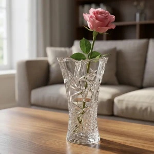 Ваза Bohemia Crystal Nova Old Pinwheel стекло цвет прозрачный 20.5 см