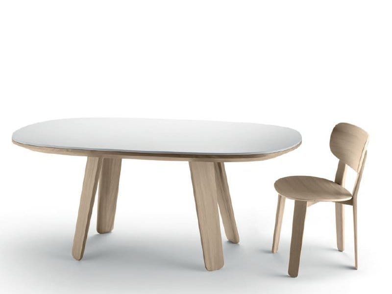 Овальный выдвижной стол из дуба ALKI Triku ARCH-00090242 - Вид №3