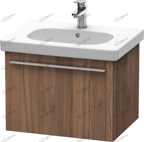 XL605107979 X-Large Тумбочка подвесная Орех натуральный, декор Duravit