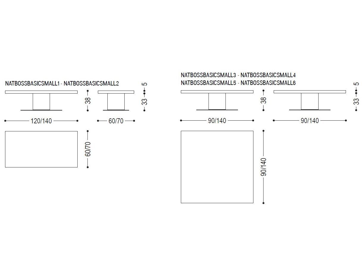 Журнальный столик из массива дерева с железной основой Riva 1920 Boss Basic ARCH-00128211 - Вид №1