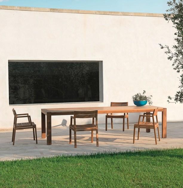 Ethimo Садовый стул из тика с подлокотниками Costes sun-id-1435780 - Вид №10