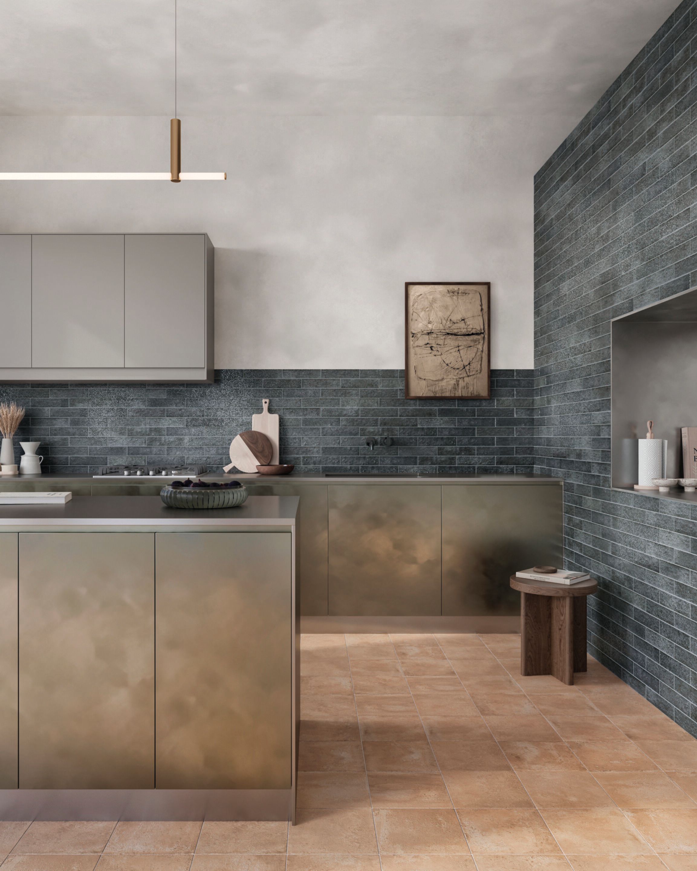 Пол / облицовка керамогранита с эффектом кирпича KERADOM COCCIO ARCH-00081704 - Вид №16