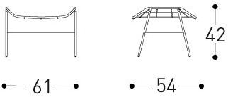 Varaschin Прямоугольная подставка для ног из ткани Summer set 242p - Вид №4