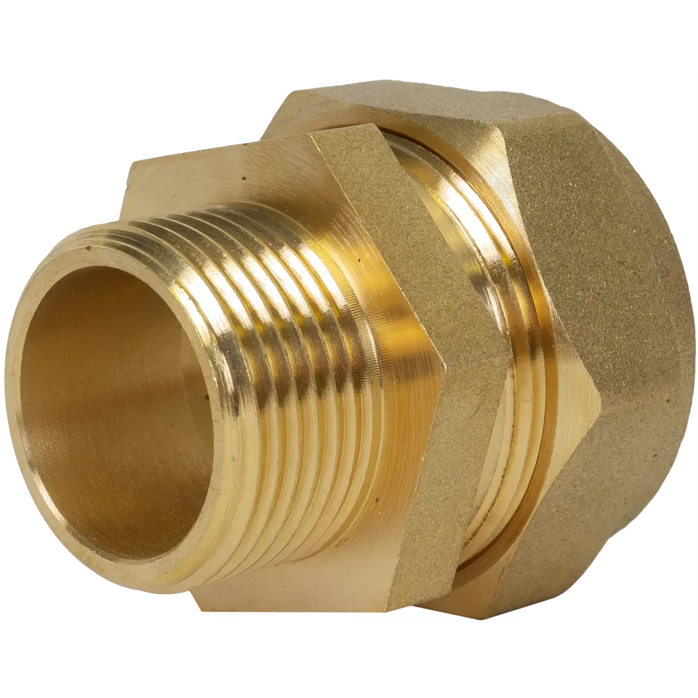 Муфта Neptun IWS обжимная наружняя резьба 20х3/4" мм латунь STLM-2028111 - Вид №1